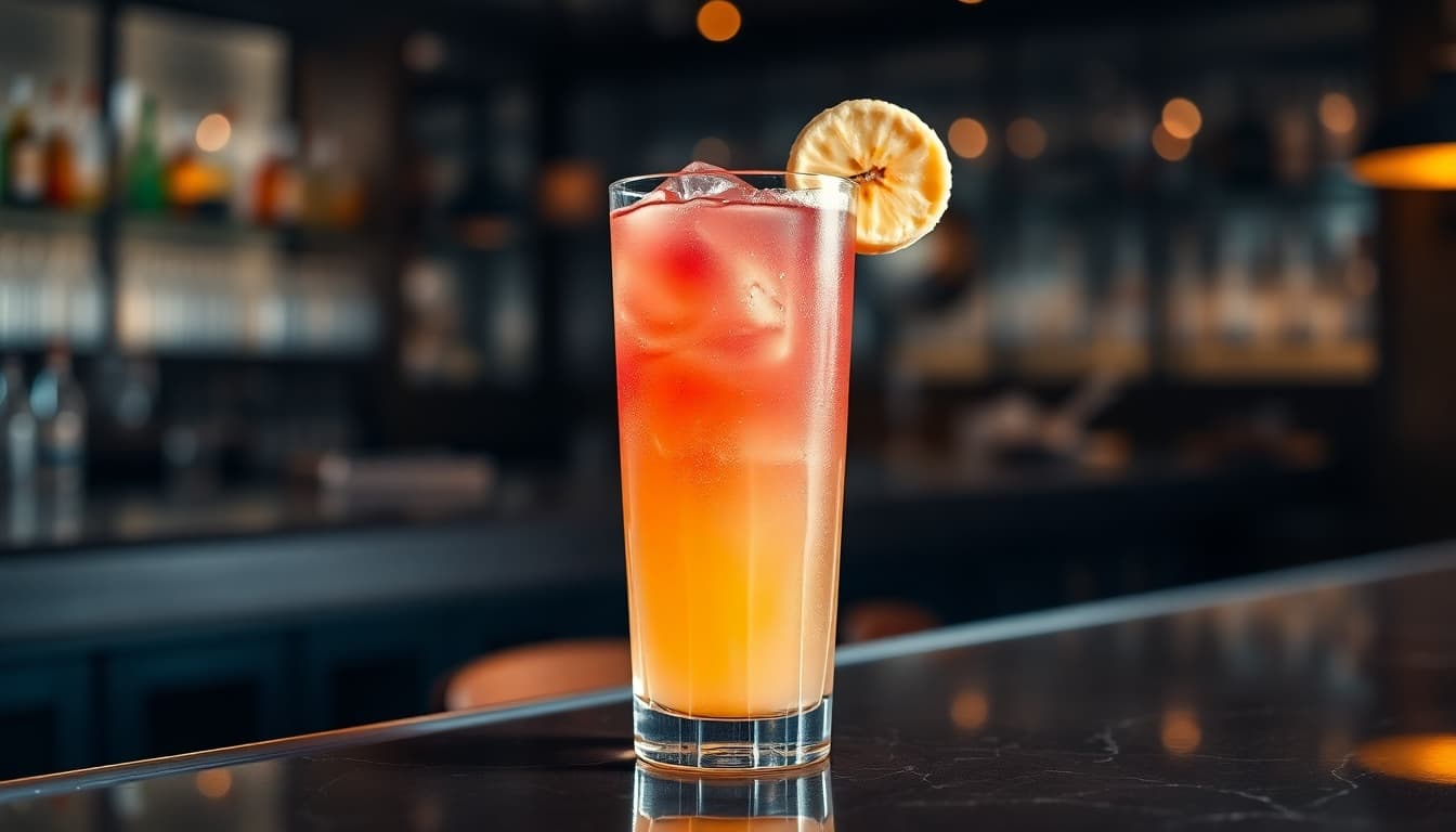 Banana Bliss Vodka Smash