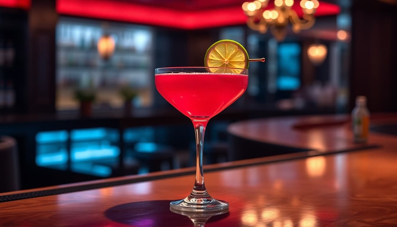 Cherry Lime Martini Twist