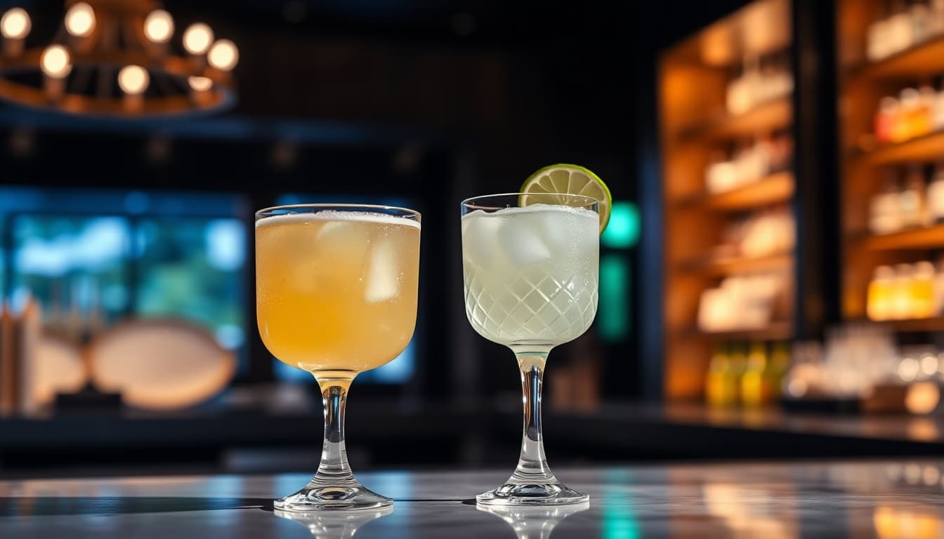 Coconut Lime Gin Fizz