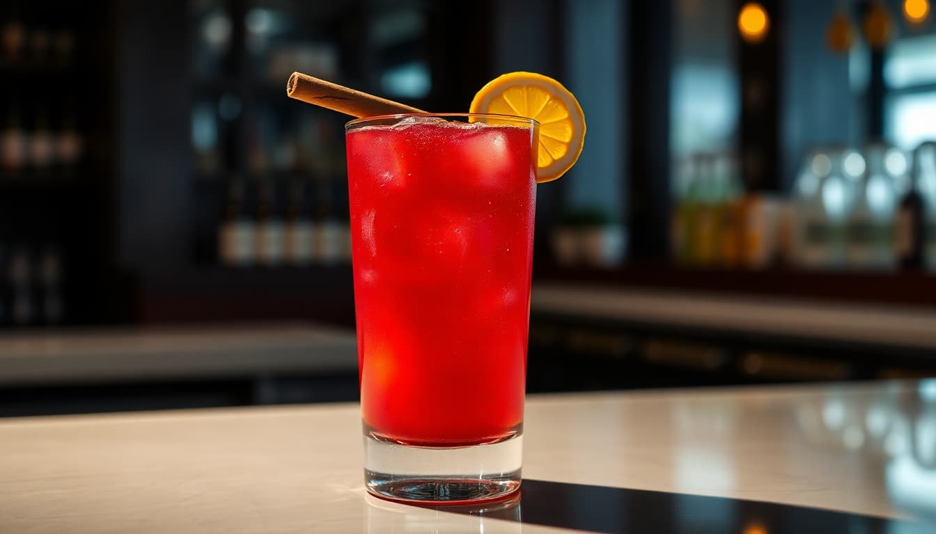 Cranberry Citrus Rum Fizz