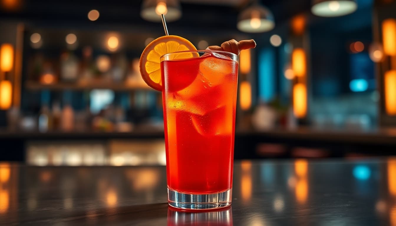 Gingered Aperol Fizz
