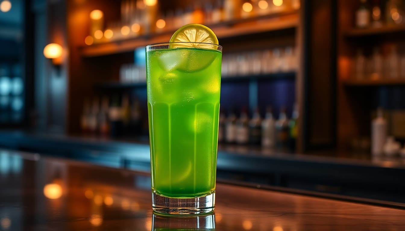 Green Apple Ginger Tequila Fizz