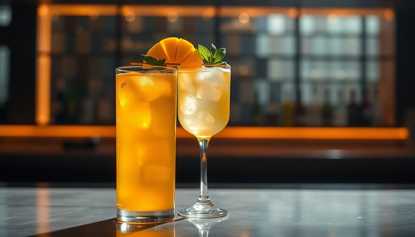 Mango Gin Fizz