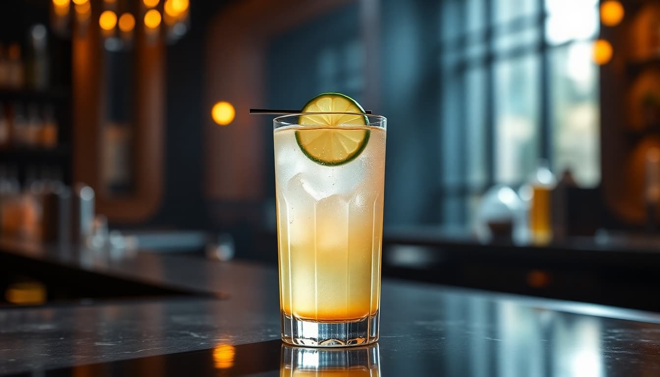 Maple Lime Vodka Fizz