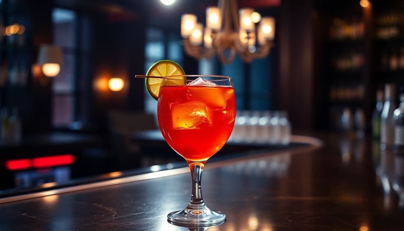 Navy Negroni Fizz