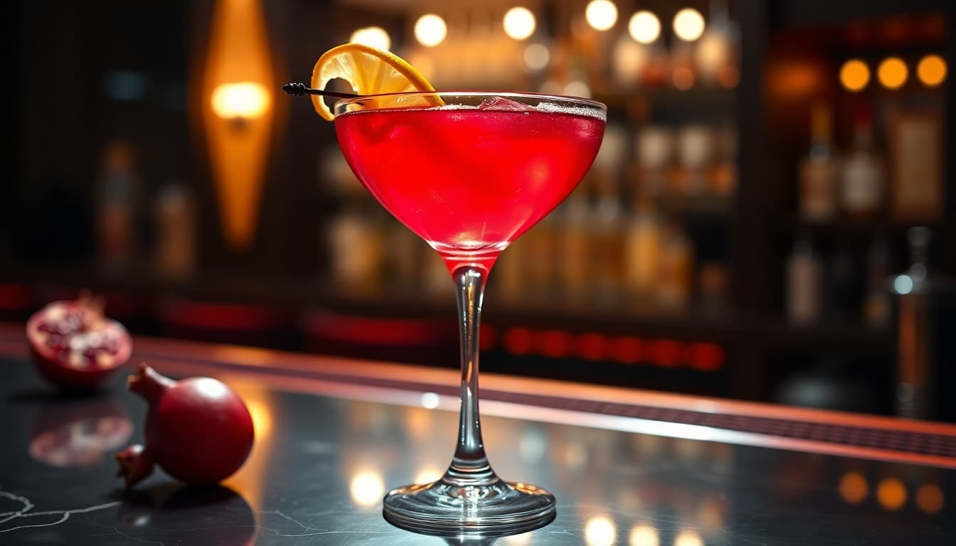 Pomegranate Lemon Drop Delight