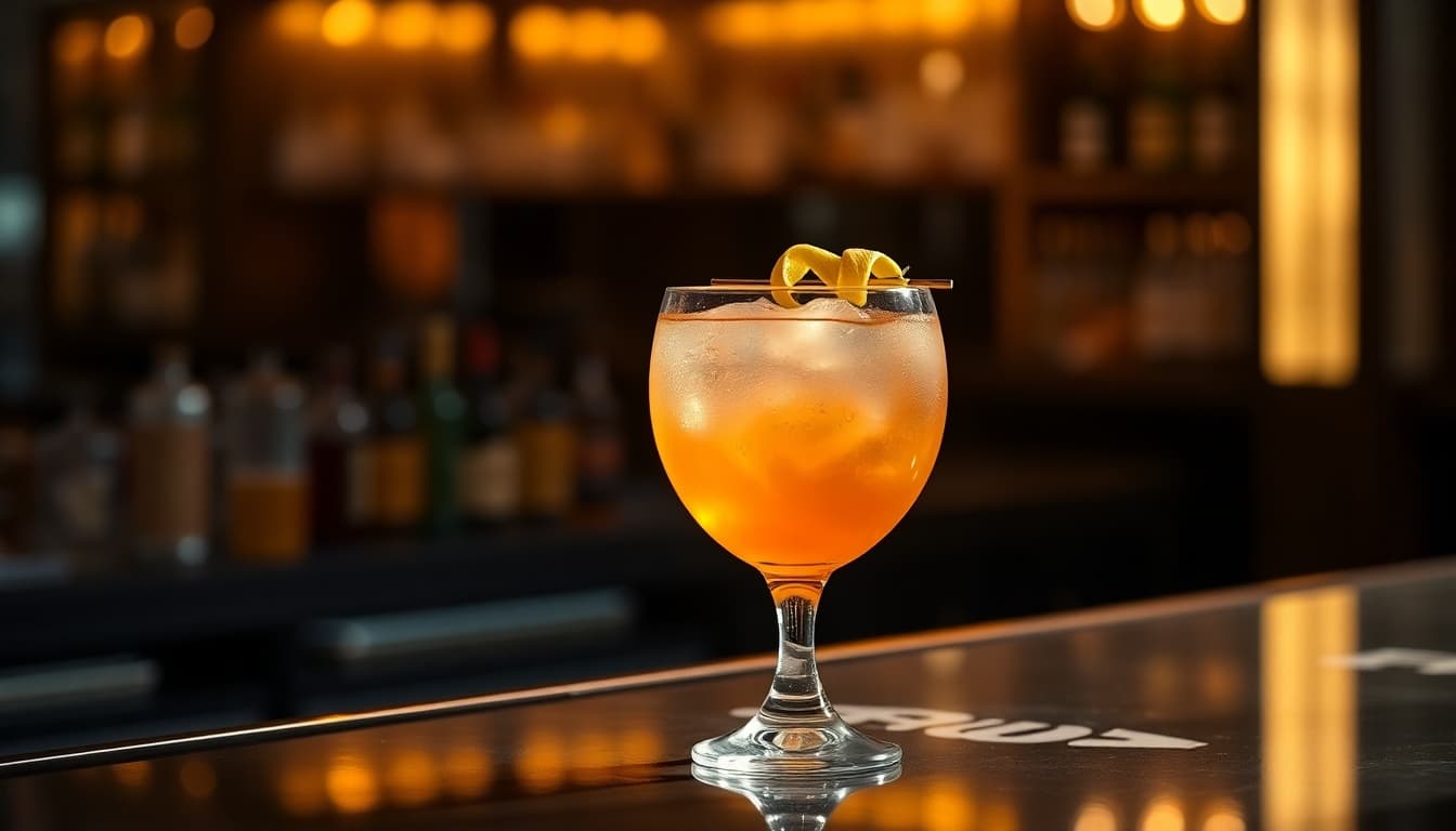 Sherry Blossom Fizz