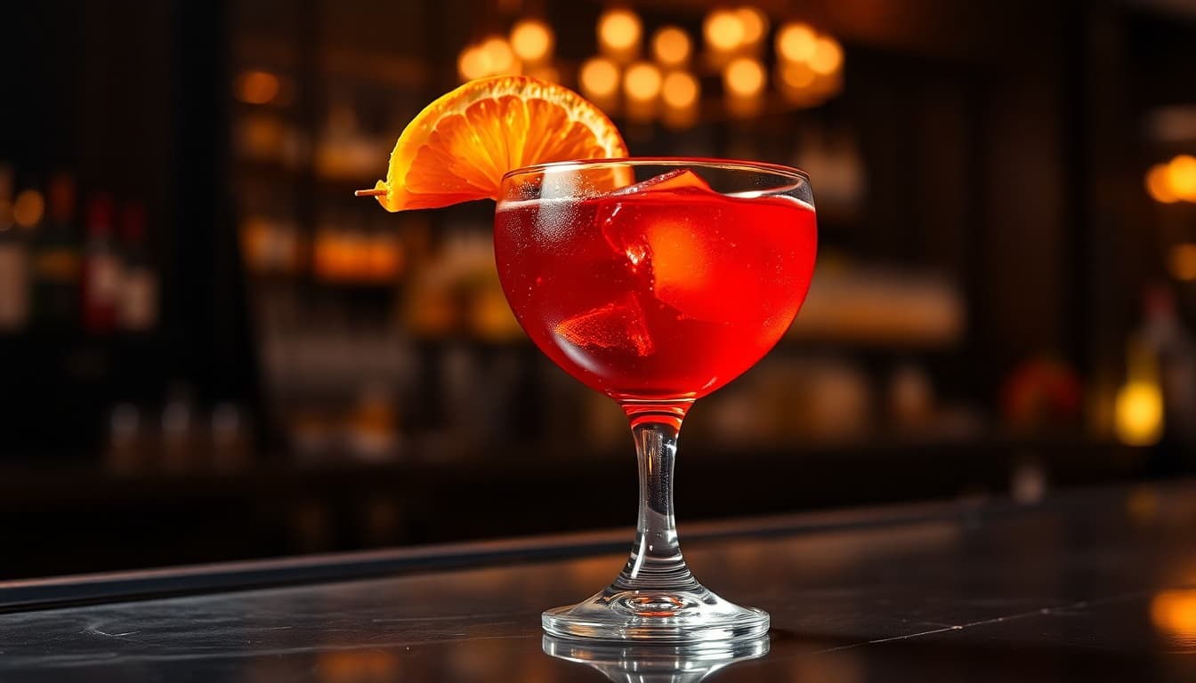 Smoky Sunset Negroni