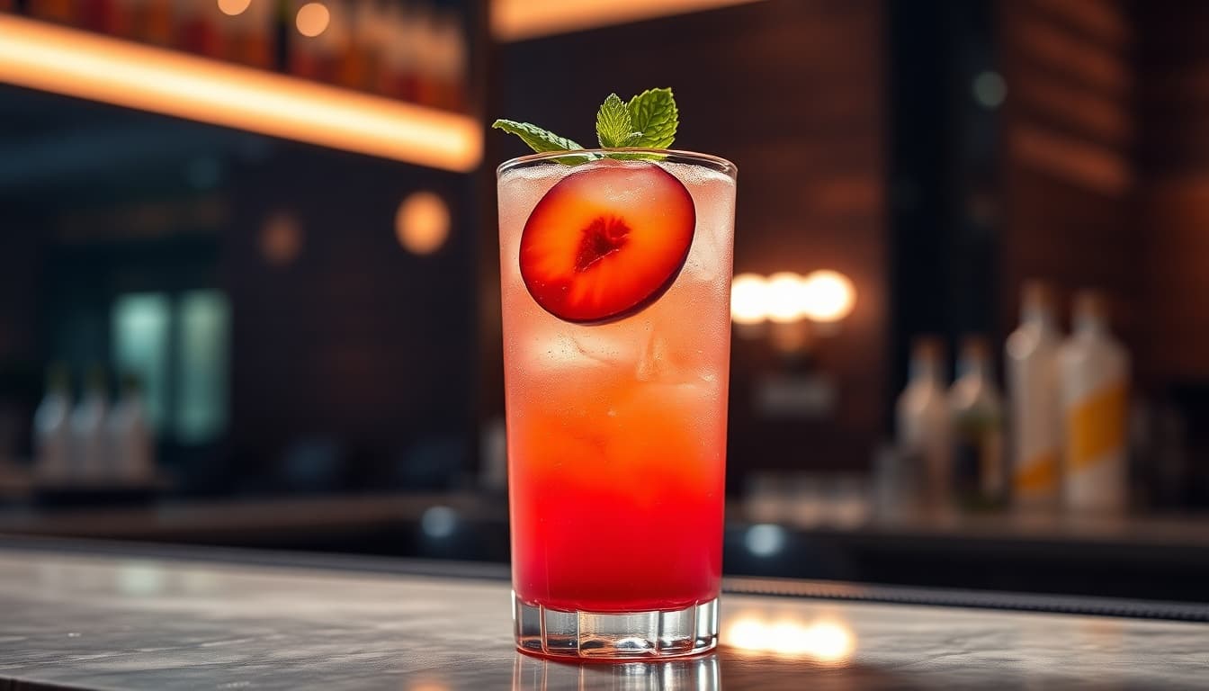 Sour Plum Fizz