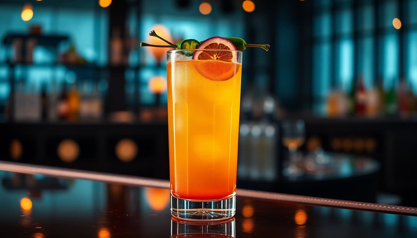 Spicy Passionfruit Fizz