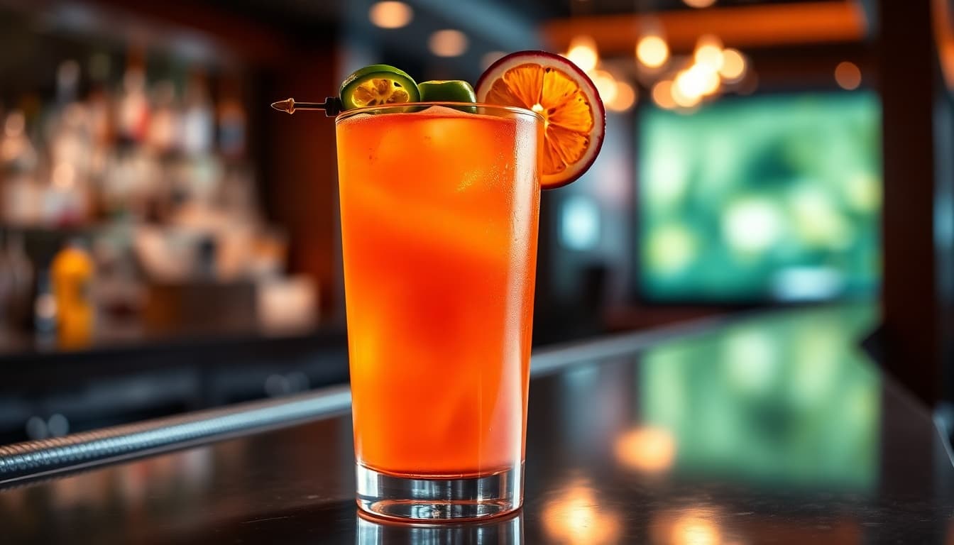 Spicy Passionfruit Vodka Smash