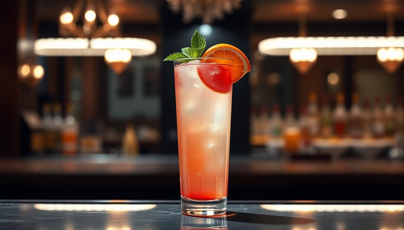 Strawberry Mint Fizz