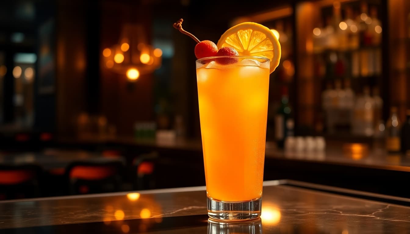 Tropical Lychee Mango Fizz