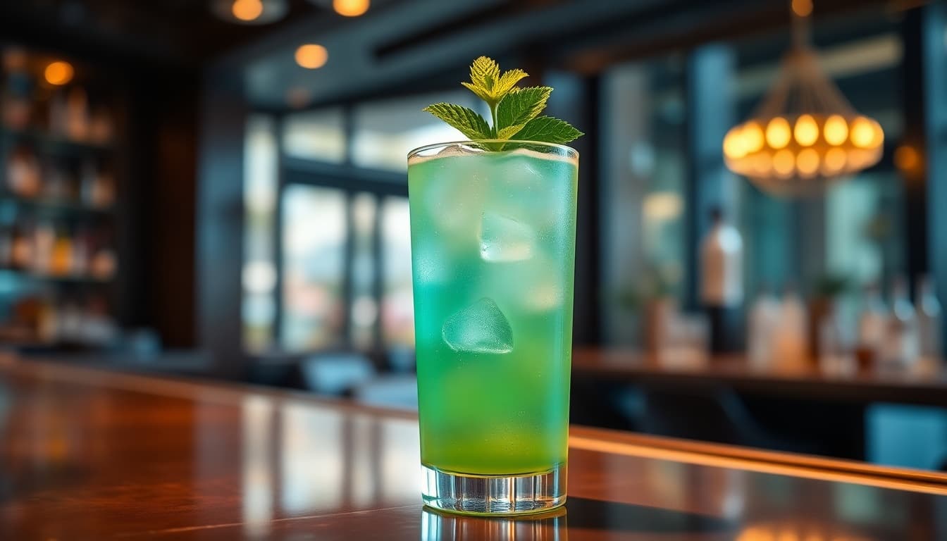 Tropical Minted Rum Bliss