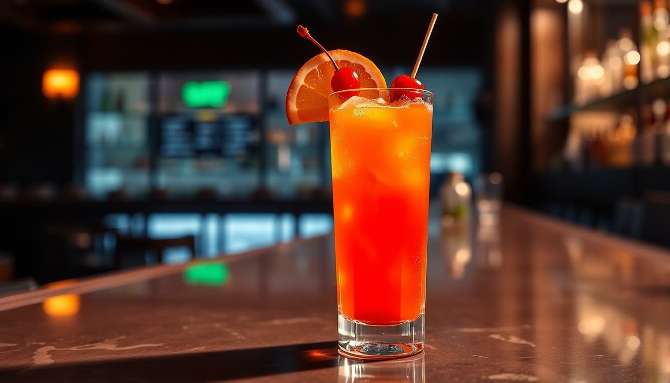 Tropical Sunset Fizz