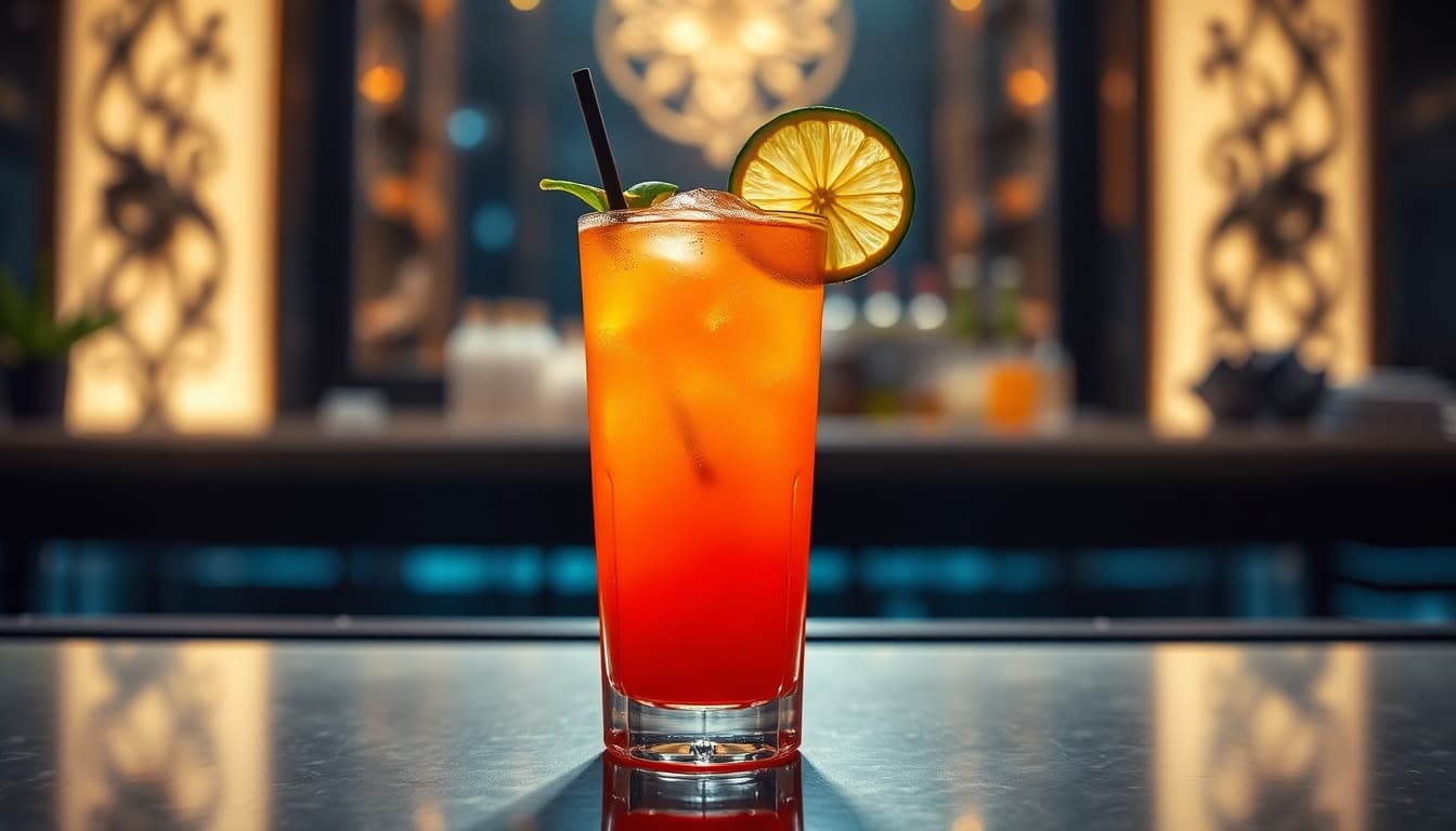 Tropical Sunset Splash