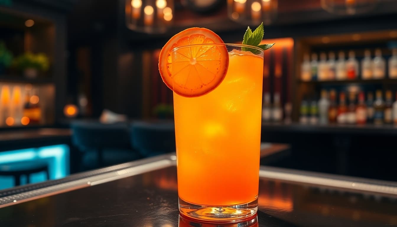 Tropical Vodka Sunrise