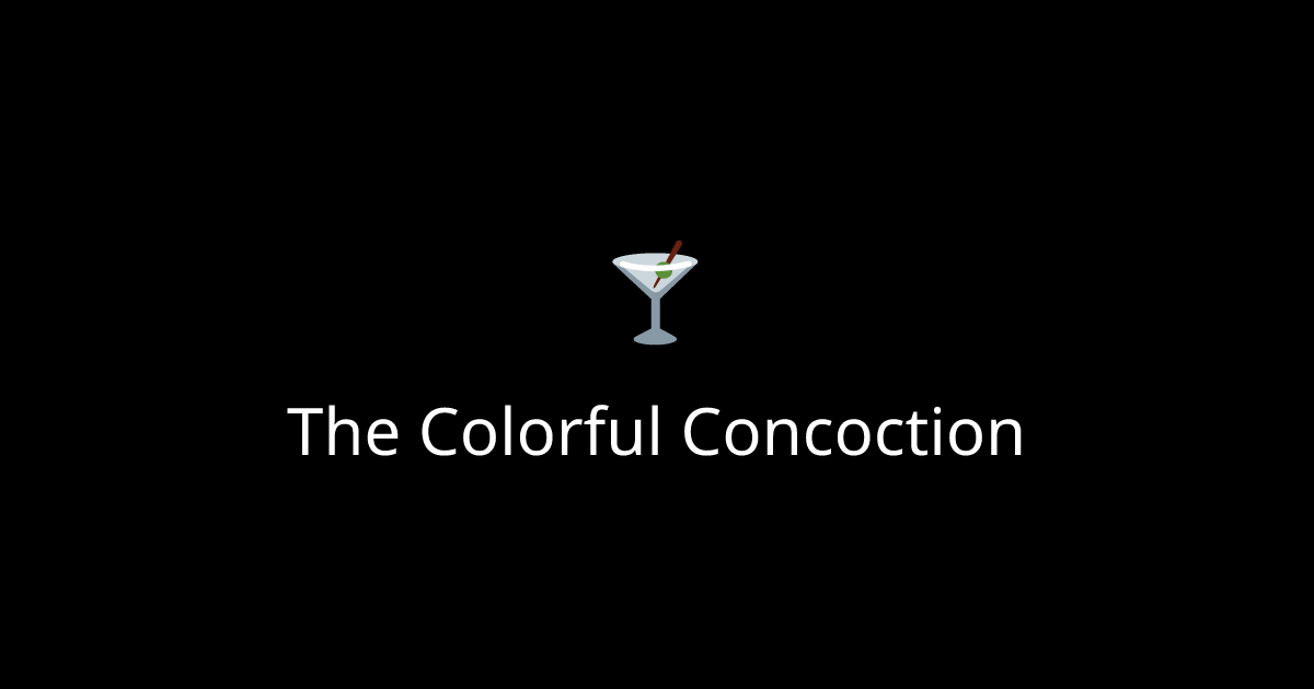 How to make a The Colorful Concoction cocktail. The Colorful Concoction ...